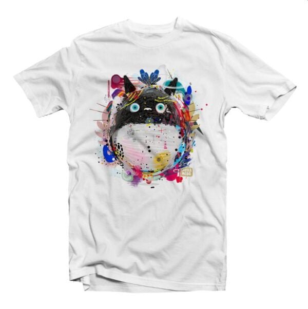 T shirt parodie Totoro unekorn blanc