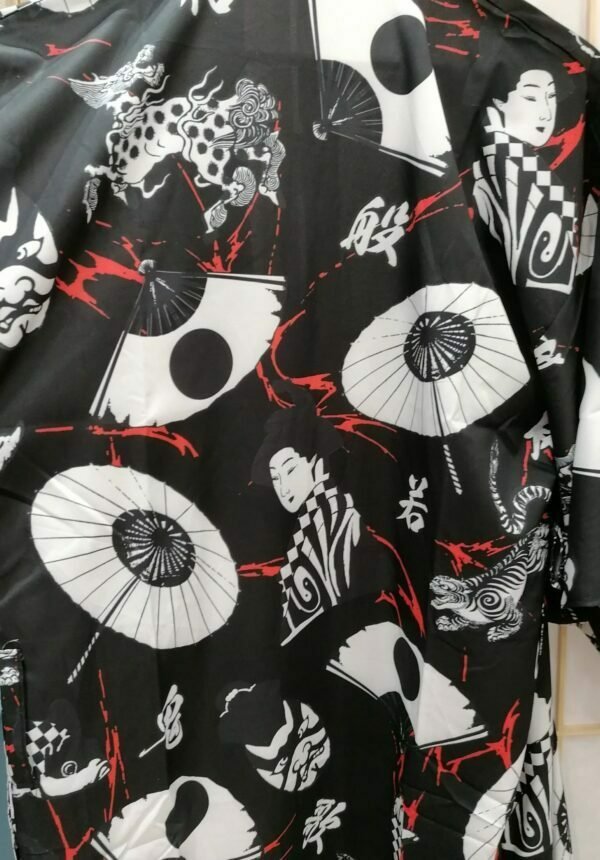 Kimono ACDC RAG noir dos