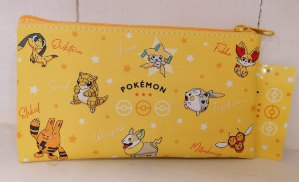 Trousse Pokémon jaune derrière