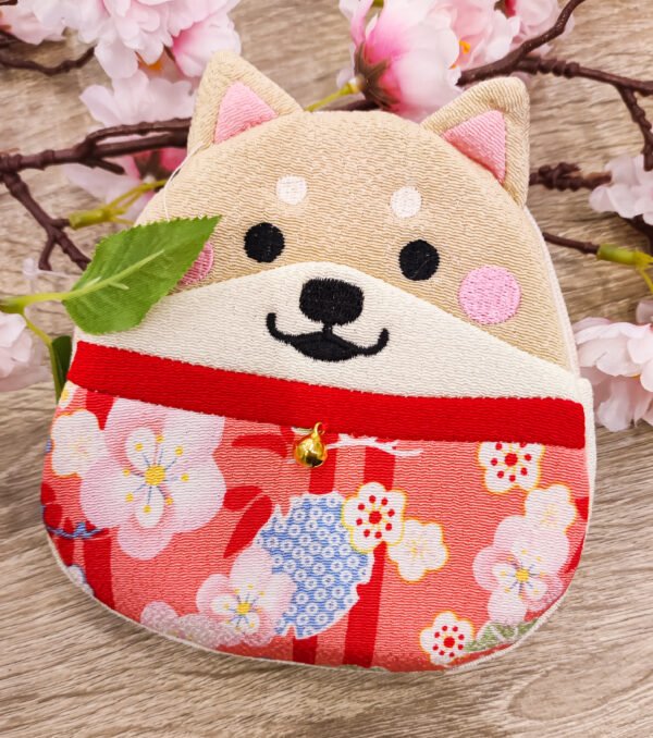 Trousse shiba inu beige