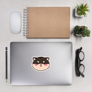 Shiba noir Stickers