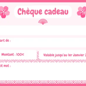 Chèque cadeau 100